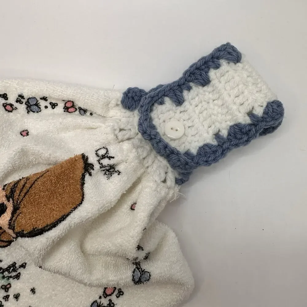 NOS! Vtg Precious Moments Kitchen Hand Towel Pot Holder Hot Pad Love One Another